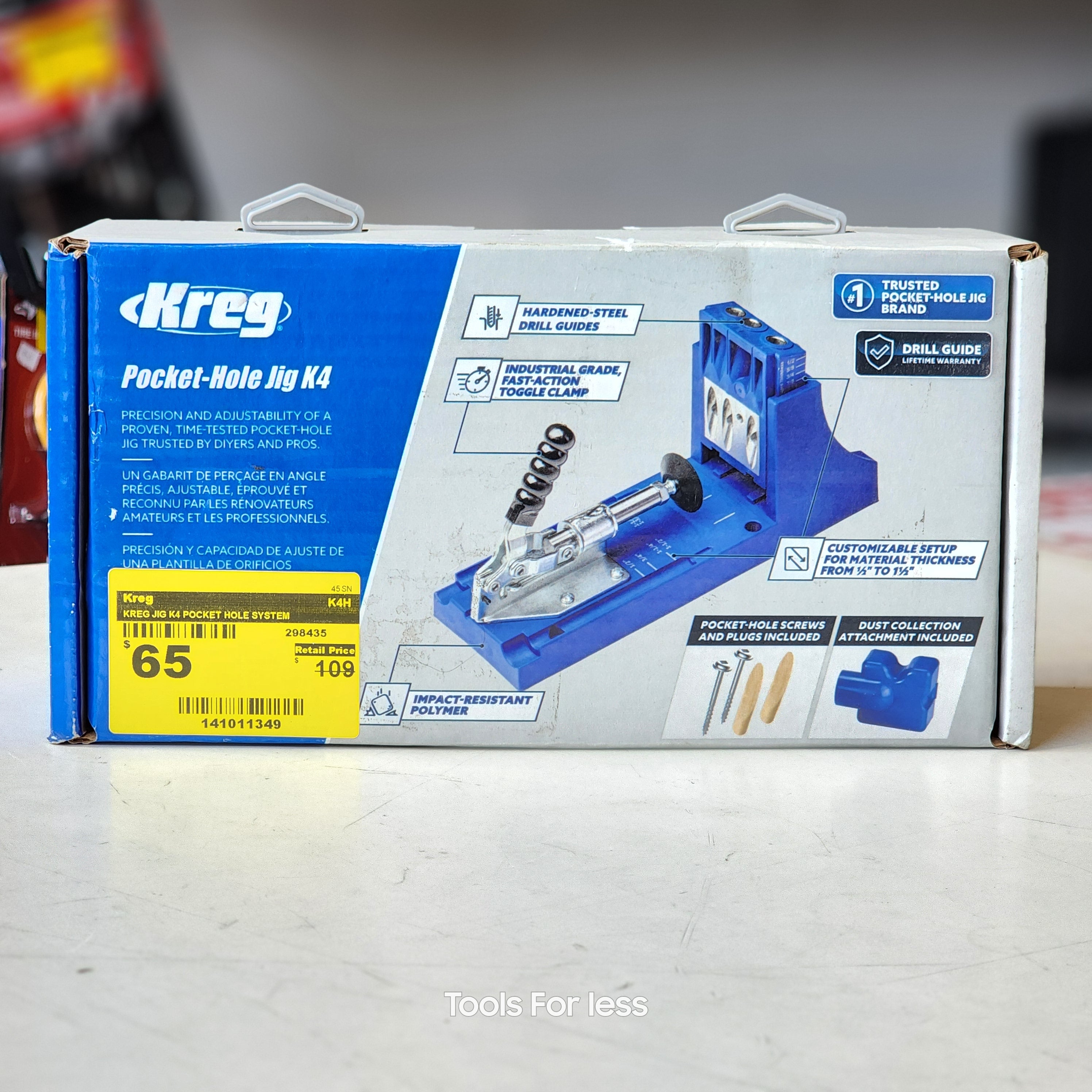 KREG JIG K4 POCKET HOLE SYSTEM KREG JIG K4 POCKET HOLE SYSTEM